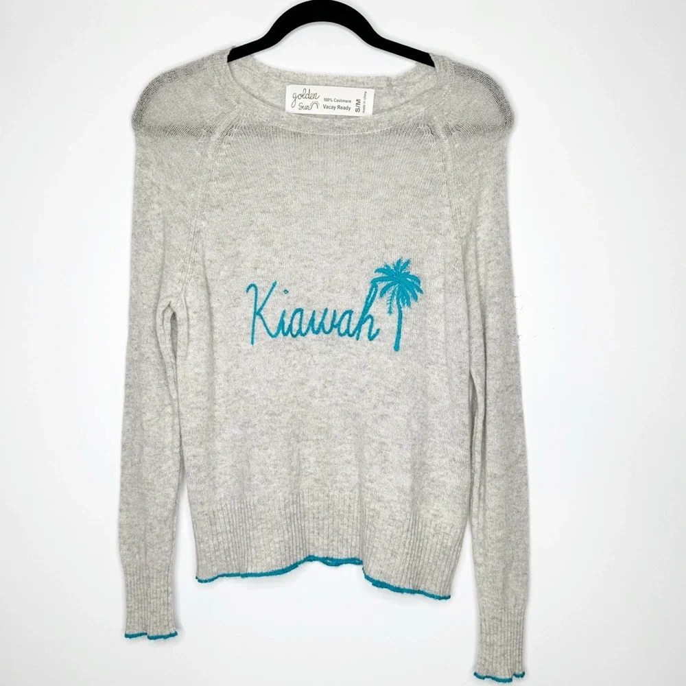 Golden Sun Cashmere Sweater Size Small Medium